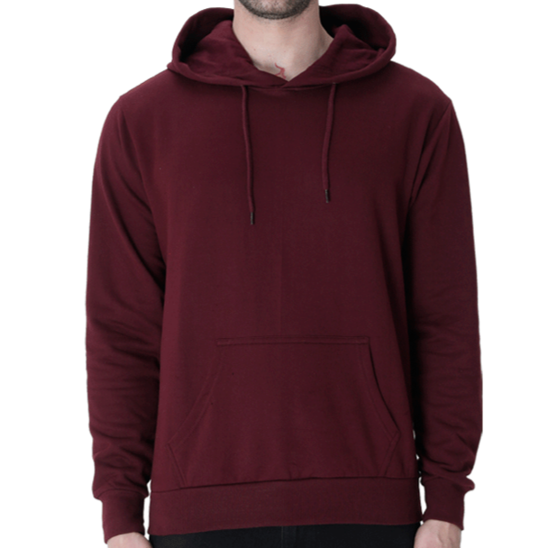 Plain Hooded T-Shirt