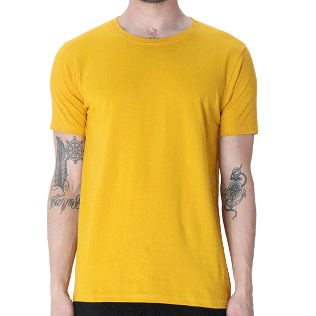 Plain Round Neck T-Shirt