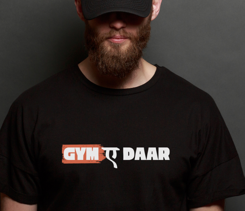 GYM ए DAAR - Round Neck T-Shirt