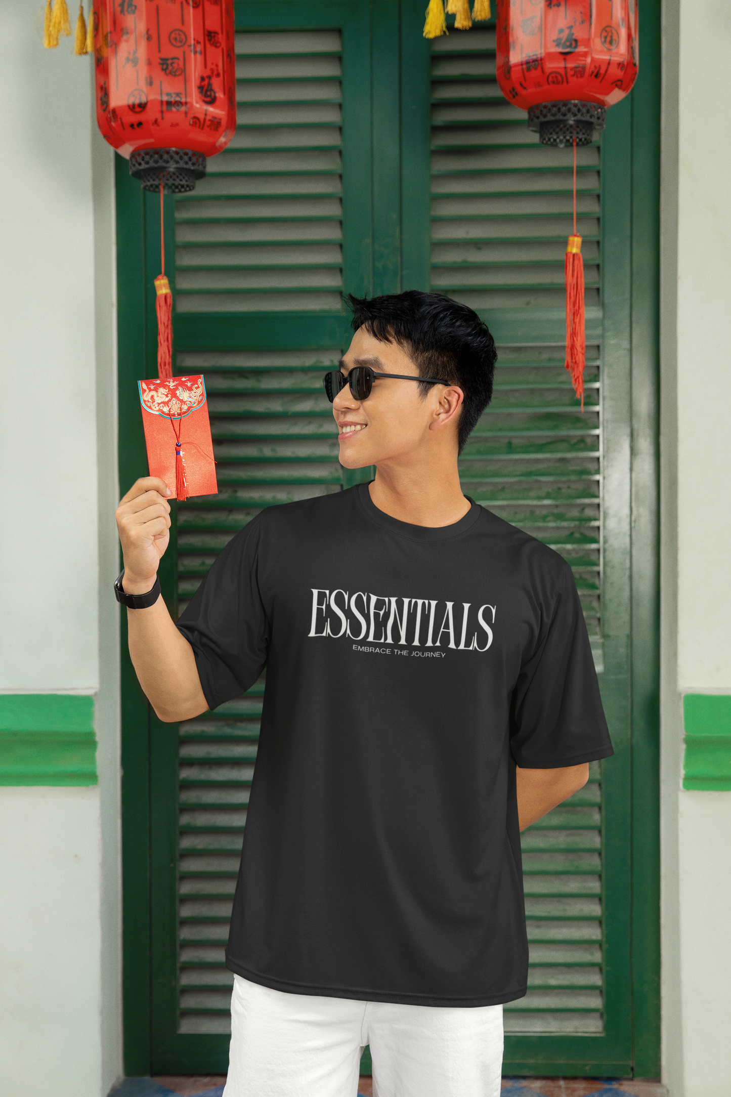 Taurus Monk Essentials Oversized Graphic T-Shirt in Black – everyday oversized style
